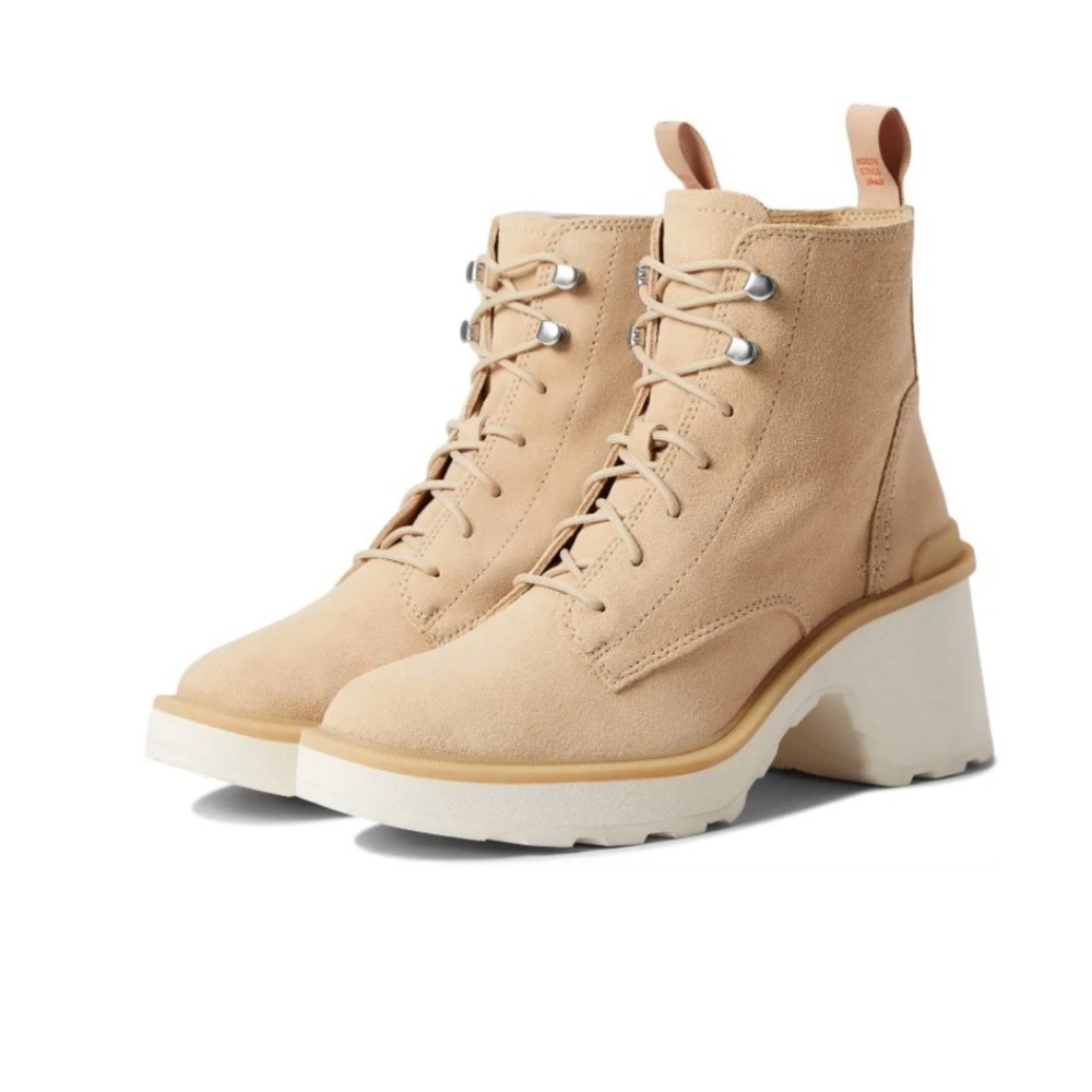 SOREL Women's Hi-Line Lace-Up Lug Combat Boots